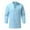 Light Blue, variant on Long Sleeve Shirts for Men Drawstring Standing Collar Lightweight Loose Casual Classic Solid Color Shirt Tops