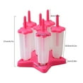 thumbnail image 4 of Star Shaped Plastic Ice Cream Mould DIY Reusable Ice Mold Detachable Ice Making Tool, 4 of 7