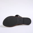 thumbnail image 6 of YHAJDS Women's Beach Sandals Toe Loop Flat Slides Summer Vacation Outdoor Comfort Shoes Casual Walking Slippers, 6 of 10