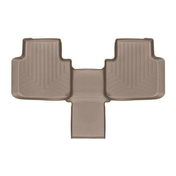WeatherTech Custom Fit FloorLiners compatible with 2020-2026 VW Atlas - 2nd Row, Tan