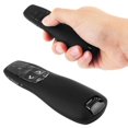 thumbnail image 1 of Presentador multimedia con puntero láser y receptor USB para proyector/pc/portátil, distancia de control: 15 m (r400) (negro). Afortunado Sencillez, 1 of 4