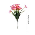thumbnail image 3 of Artificial Flower Bouquet Daffodils Lilies Faux Floral Arrangements And Faux Greenerys For Indoor Outdoor Wedding Decor, 3 of 6