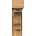 thumbnail image 2 of Ekena Millwork 6"W x 20"D x 20"H Balboa Block Rough Sawn Bracket w/ Offset Brace, Western Red Cedar, 2 of 25