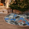 thumbnail image 5 of Gaeub Video Game Print Christmas Tree Skirt,Christmas Decorations,Round Xmas Skirt for Christmas Indoor Decorations Xmas Winter Holiday Party Supplies-48", 5 of 6