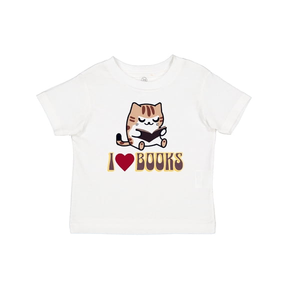 Inktastic I Love Books Reading Cat Girls Baby T-Shirt