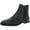Black, variant on Nine West Womens Agate Suede Slip On Chelsea Boots
