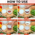 thumbnail image 6 of DEA Hamburger Press Patty Maker - 4 in 1, Burger Mold, Patty Press, 4 Storage Containers, 100 Round Papers - Hamburger Patty Maker Tool for BBQ - Burger Shaper for Meat, Veggie Patties, 6 of 9