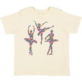 thumbnail image 3 of Inktastic Geometric Pattern Ballerinas Girls Toddler T-Shirt, 3 of 5