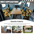 thumbnail image 3 of Yuyamidu Daisy RV Dinette Cushion Slipcover Sunflower RV Couch Covers for Sofa Comfy RV Cushions Replacement for Travel Trailer Couch Soft Camper Couch Cushion Covers, 3 of 7