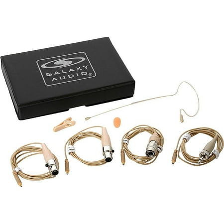 UPC: 0691281006883 | Galaxy Audio ESM8 Omnidirectional Single-Ear Headset Microphone With Four Mixed Cables
