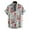 As Show, variant on TIHLMK Mens Tshirts Men's Cardigan Short Sleeve Hawaiian Beach Flower Shirt Men's Turtleneck Shirt