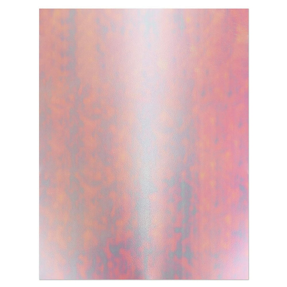Foil Cardstock 24Pack Holographic White Foil Metallic Mirror Board