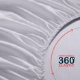 thumbnail image 5 of Hotel Quality Fitted Sheet Deep Pocket Breathable Soft Elastic Mattress Sheets, 5 of 15