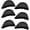 one color, variant on Shoe Filler Insert,3 Pairs Shoe Filler for Shoes Too Big,Toe Cushion Fillers Make Shoes Fit,Shoe Filler for Loose Shoe,Prevent Heel Slipping,One Size Fits Shoe Inserts for Men (Black)