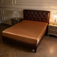thumbnail image 2 of Ice Silk Fitted Sheet, Washable Mattress Cover for Cool Sleep & Bed Protection, 2 of 6