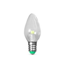 Feit Electric BPC7-G-LEDG2-2 0.1W E12 C7 LED Non-Dimmable Night Light Bulbs, Green - 2 Count