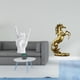 thumbnail image 2 of Escultura de gesto creativo y figura de caballo de pie. Decoración única hecha a mano para apartamento, dormitorio, restaurante, hoteles, estanterías, 2 of 8