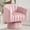Pink, variant on Korser 360° Swivel Accent Chair with Velvet Upholstered Swivel Barrel Chairs for Living Room, Bedroom,Pink