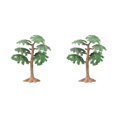 thumbnail image 2 of Matsuzay Fairy Pine Simulational Miniature Trees Plastic Artificial Plants Ecological Toys Accessories Landscape Forest Simulation 13.5 cm 2Conjunto, 2 of 6