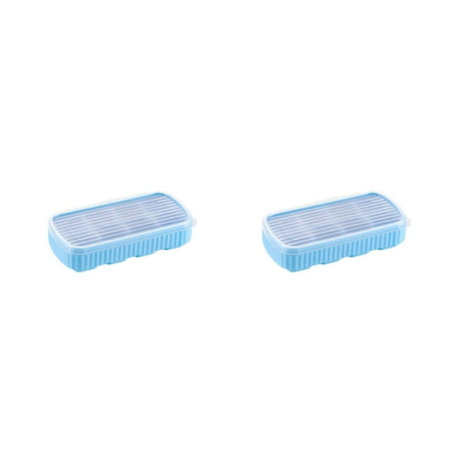 Molde de silicona para cubitos de hielo Naiovety a prueba de polvo con accesorios de tapa