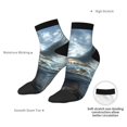 thumbnail image 6 of Naloa Fantasy Swan Yacht Design Ankle Socks for Women Non Slip Socks No Show Socks Classic Low Cut Casual Socks Casual Socks, 6 of 7