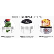 Magic Bullet 250 W 22 gal Blender, Silver (17 Count)