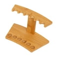 thumbnail image 4 of Estante de almacenamiento de tubos de varillas de incienso, organizador moderno de madera multifunción, soporte de tubo de incienso desmontable para 6 hoyos, 4 of 8