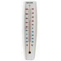 Big & Bold 15 x 3-Inch White Outdoor Tube Thermometer