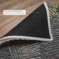 thumbnail image 6 of Addison Rugs Dream Shag Premium Machine Washable Transitional Tropical, Leaves, Botanical Gray Rectangle Rug, 3' x 5', 6 of 8