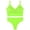 Mint Green#2 piece lingerie set, variant on Women High Waisted Bikini Set Athletic Two Piece Swimsuits Sporty High Cut Bathing Suit with Scoop Neck Mint Green XL