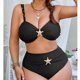 thumbnail image 4 of Tankini de verano para mujer, bikini deportivo con aros y almohadillas para el pecho, traje de baño dividido de dos piezas, tankinis para mujer, traje de baño de 2 piezas para mujer, trajes de baño pa, 4 of 8
