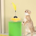 thumbnail image 4 of Cat Turntable Toy 360 Degree Rotation Relieve Boredom Interesting Interactive Cat Toy With Feather For Cat Supplies, 4 of 8