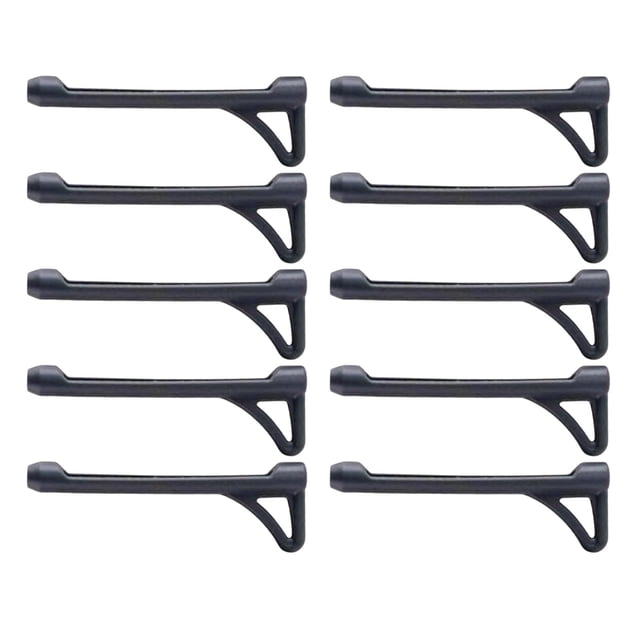 10 Uds. Gancho antideslizante para gafas, cómodo Universal con diseño de gancho, retenedor de silicona para gafas, baile, actividades al aire libre Gris Yinane Gancho para empuñaduras de anteojos