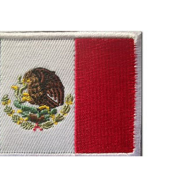 Parche de la bandera de Mexico Parche de la bandera de Mexico Exquisito parche de la bandera de Mexico Parches para planchar con la bandera de Mexico Resultados impresionantes Jadeshay A