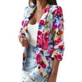 thumbnail image 2 of WNEGSTG Blazer Jackets for Women 2023 Autumn Fashion Printed Jacket Casual Small Suit, 2 of 4