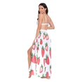 thumbnail image 3 of FORMRS Womens Beach Sarong Semi-Sheer Bikini Wrap Skirt Swimsuit Cover-ups, Strawberry, 3 of 7