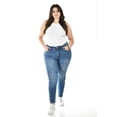 thumbnail image 4 of Jeans skinny con strech /Tallas Extras, 6785 (Mezclilla medio) azul 36, 4 of 6