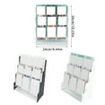 thumbnail image 3 of Tabletop Acrylic Card Showcases Stand Elegant 3 Tiers Trading Card Storage Rack Practical Baseball Card Display Rack, 3 of 11