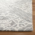 thumbnail image 3 of SAFAVIEH Micro-Loop Constantina Geometric Wool Area Rug, Grey/Ivory, 5' x 8', 3 of 6