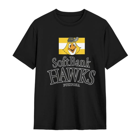 Fukuoka Softbank Hawks T-Shirt Casual Tee Shirts For Men