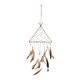 thumbnail image 1 of Artesanías de Plumas de Pared Colgante Perfecl Decoración para Hogar Aro de Hierro 20cm, 1 of 8