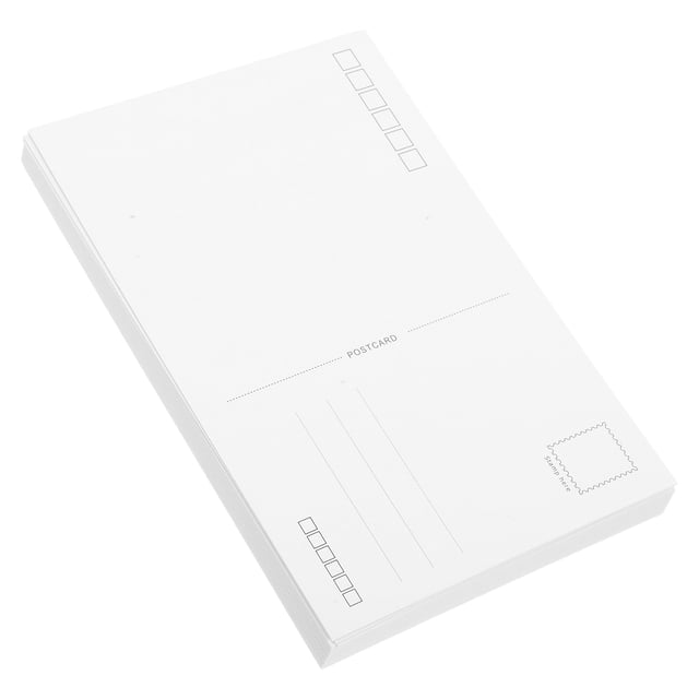 Blank Postcards For Mailing 20pcs Self Mailer Mailing Side White Postcards For Diy Art Personal Creations Writing Sending Decorating