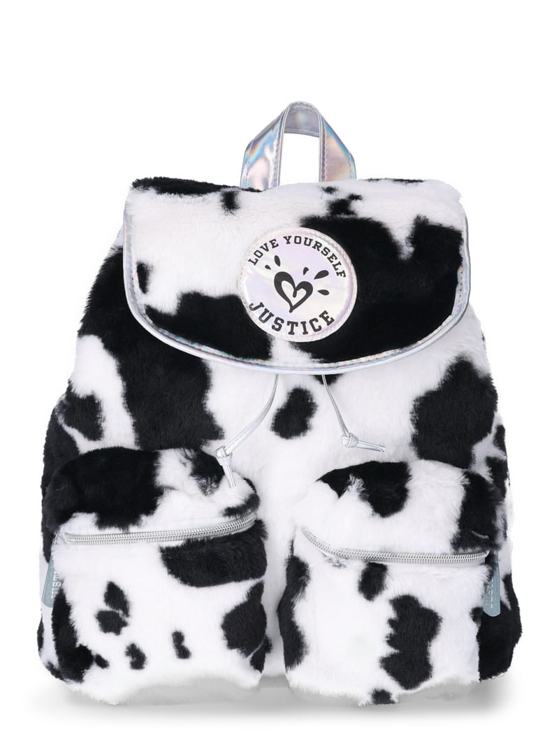 Jeffree Star Faux Fur Cow ? Print Mini Backpack Textured Jeffree Star | Bags | Jeffree Star Black And Gray Minimalist  main image 4