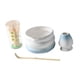 thumbnail image 5 of Conjunto de de té de 4pcs matcha, set de de té matcha batida y soporte de matcha tradicional japonesa para la familia del comedor azul, 5 of 9