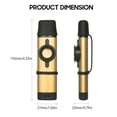 thumbnail image 4 of Arealer Aluminum Alloy Kazoo Woodwind Instrument Musical Instrument for Beginners Gold, 4 of 7