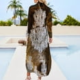 thumbnail image 2 of Hall of rs Versailles Long Sleeved Shirt Dress Elegant gowns Women's summer dress, 2 of 6