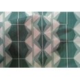 thumbnail image 4 of oneOone Cotton Silk Fabric Triangle & Hexagon Geometric Decor Fabric Printed BTY 42 Inch Wide, 4 of 4