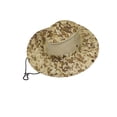 thumbnail image 1 of Cheers Outdoor Breathable Mesh Camouflage Bucket Hat Sun Protection Fishing Hiking Cap, 1 of 2