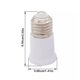 thumbnail image 2 of Adaptador extensor de portalámparas duradero TUMALL E27 a E27, extensión de casquillo de bombilla GX H0A1 (predeterminado), 2 of 8