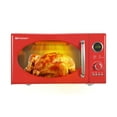 thumbnail image 6 of Emerson 0.9 Cu. Ft., 800W Retro Red Microwave Oven with Grill, MWRG0901RD, 6 of 16